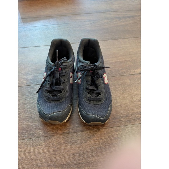New Balance Other - New Balance 515‎ Boys Navy Blue Red Denim Sneakers YC515DP Size 12.5 US